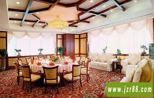 2011年家庭餐厅装修效果图,大气的中式客厅餐厅效果图欣赏